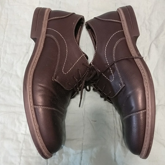 Men's IZOD Cabot black shoes sz10.5 - Picture 4 of 8